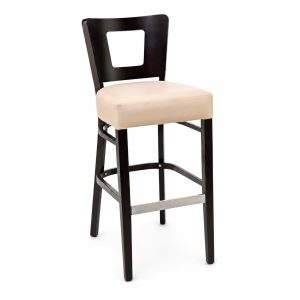 Atlantic slim seat square hole barstool