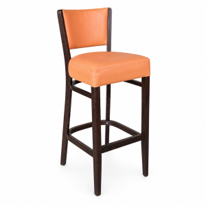 Atlantic slim seat uph back barstool