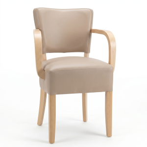 Memphis plywood round armchair