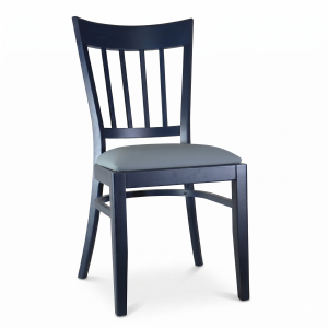 Memphis stacking vertical rail back chair