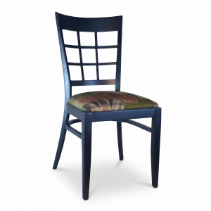 Memphis stacking grid back chair