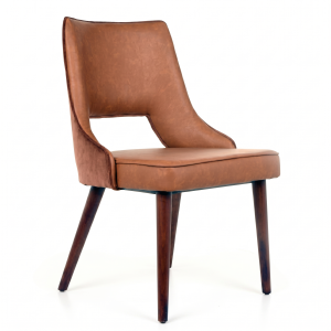Tea hole side chair