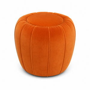 Pumpkin pouf